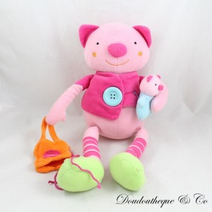 Pink BAWI Katze Plüschtasche Orange