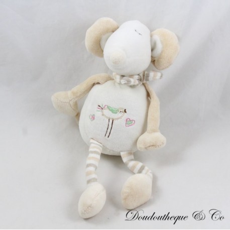 Kleine Maus Plüsch DODO D'AMOUR Mgm beige Kleine Maus Plüsch DODO D'AMOUR Mgm beige