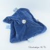 NATTOU Lapidou dunkelblaues quadratisches Kaninchen flaches Kuscheltier 25 cm