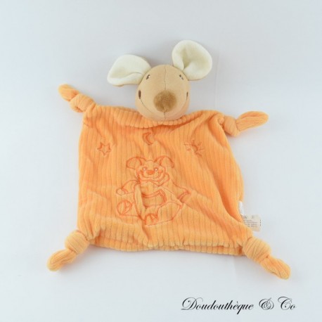 copy of Decke flach Hase JJA gelb Mond Stern Sonne 4 Knoten 25 cm