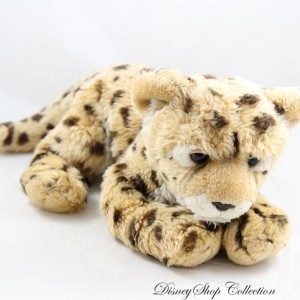Leopardenplüsch NICOTOY länglich beige braun 35 cm