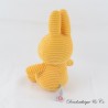 MIFFY Gelb / Ocker Sitzendes Kaninchen Plüsch Cord 23 cm