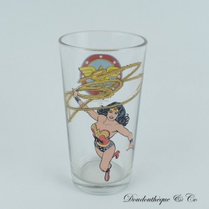 Wonder Woman DC COMICS Superheldin transparentes Glas 13 cm