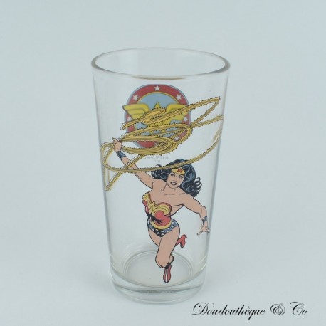 Wonder Woman DC COMICS Superheldin transparentes Glas 13 cm Wonder Woman DC COMICS Superheldin transparentes Glas 13 cm