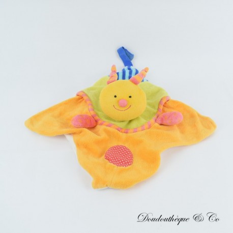 BabySun orangefarbene und gelbe glockenförmige Bienen-Flachdecke 23 cm BabySun orangefarbene und gelbe glockenförmige Bienen-Flachdecke 23 cm