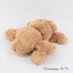 BUKOWSKI Design Beige Braun Nase Hund Plüsch 23 cm