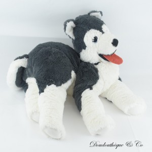 IKEA XXL Livlig grau weiß Siberian Husky Hund Plüschtier 57 cm