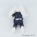 Seekaninchen Kuscheltier PETIT BATEAU Outfit Boot Kapitän blau weiß 25 cm