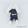 Seekaninchen Kuscheltier PETIT BATEAU Outfit Boot Kapitän blau weiß 25 cm