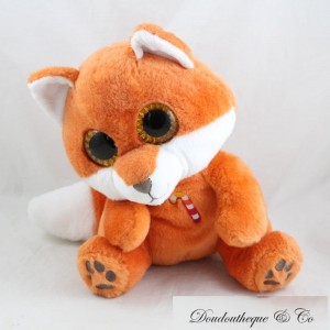 Gefüllter Fuchs GIPSY Candy Haustiere Orange Zuckerrohr Große Augen 24 cm