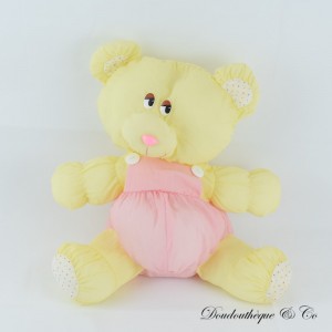 Stoffbär Style BIKIN Puffalump gelber Fallschirm Canvas Vintage 38 cm