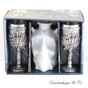 Cocktailbox kommt Game of Thrones MARABOUT Kelch Flasche Totenkopf Buch NEU