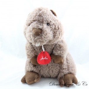 Auchan Jules marmotta peluche