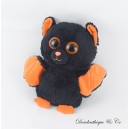 TY Big Eyes Halloween Fledermaus Plüsch in Schwarz und Orange 25 cm