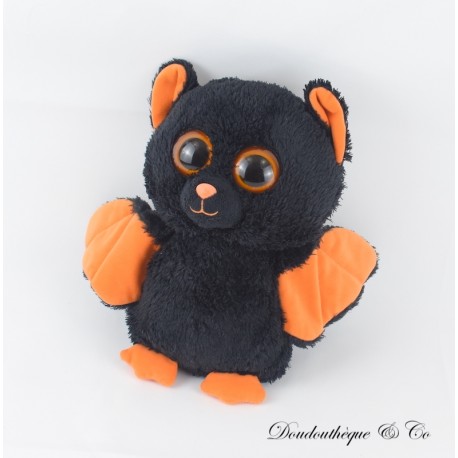 TY Big Eyes Halloween Fledermaus Plüsch in Schwarz und Orange 25 cm TY Big Eyes Halloween Fledermaus Plüsch in Schwarz und Orange 25 cm