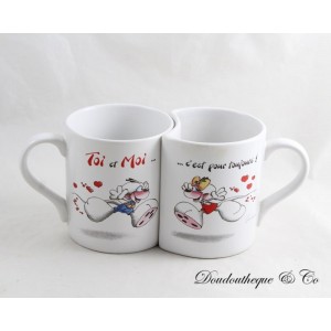 2er-Set Diddl GORETZ Maus Diddl und Diddlina Toi + Moi Keramikbecher