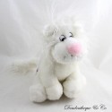 Peluche lion MEDRANO lion blanc cirque Raoul Gibault 23 cm