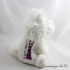Peluche lion MEDRANO lion blanc cirque Raoul Gibault 23 cm