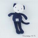 Weiß-blauer WEIZENKORN Bär Plüsch 24 cm