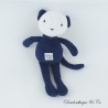 Weiß-blauer WEIZENKORN Bär Plüsch 24 cm