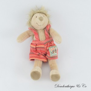Igel Plüsch MOULIN ROTY La grande famille Latzhose orange 20 cm