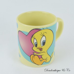 Warner Bros. Looney Tunes Tweety Tasse und ein Keramikherz 10 cm