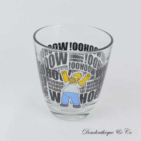 Homer Die Simpsons Glas WOOHOO Schwarz Quick 2013 9 cm Homer Die Simpsons Glas WOOHOO Schwarz Quick 2013 9 cm