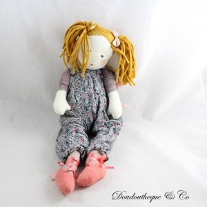 Puppe Violette MOULIN ROTY Les Rosalies Stoffpuppen-Overall 45 cm