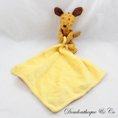 Hundeeinstecktuch Kuscheltier POMMETTE gelb braun Hundeeinstecktuch Kuscheltier POMMETTE gelb braun