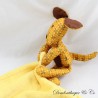 Hundetaschentuch Kuscheltier POMMETTE gelbbraun 18 cm
