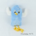 Werbe Plüschtier Vogel Minidou Henkei Teddybär Weichspüler blau 44 cm