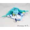 Doudou plat Croco DOUDOU ET COMPAGNIE crocodile tropi'cool DC3287 23 cm