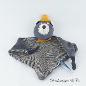 Flache Katze Kuscheltier MOULIN ROTY Alfonse Les Moustaches Dreieck Form 26 cm
