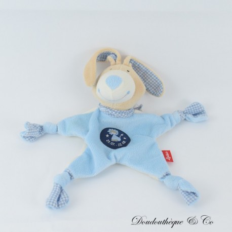 Flache Decke Hase SIGIKID blaues Sternzeichen Löwenform 24 cm Flache Decke Hase SIGIKID blaues Sternzeichen Löwenform 24 cm