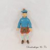 Tim und Struppi L'Ile Noire Figur HERGE Tim und Struppi im schottischen Kilt, Sitzposition 9 cm