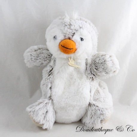 Pinguin Puppendecke BEAR STORY grau weiß Pinguin Puppendecke BEAR STORY grau weiß