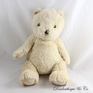 JACADI Beige Kunststoffaugen Martin Bär Plüsch 30 cm