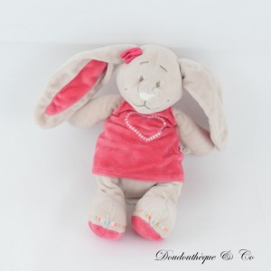 NOUKIE'S Anna und Pili rosa beige Kaninchen Plüsch 26 cm
