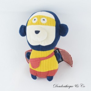 Peluche singe LES DEGLINGOS The Super Zeroes 22 cm
