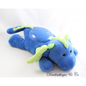 Drachenprojektion Nachtlicht CLOUD B blau grün Twilight Buddies 42 cm