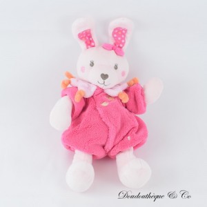 Stoffkaninchen TEX BABY rosa Eule Eule Strampler 26 cm