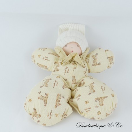 Elf Plüsch MOULIN ROTY VITE UN CUDDLE Beige auf den Wiesen mit Glocke 24 cm Elf Plüsch MOULIN ROTY VITE UN CUDDLE Beige auf den Wiesen mit Glocke 24 cm