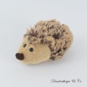 Mini peluche publicitaire hérisson SPONTEX éponge marron 9 cm
