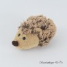 Mini peluche publicitaire hérisson SPONTEX éponge marron 9 cm