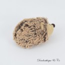 Mini peluche publicitaire hérisson SPONTEX éponge marron 9 cm