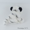 Tiger Plüschtier CREATIONS DANI sitzend weiß und schwarz große blaue Augen 15 cm