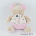 Leclerc rosa Stern MOTS D'ENFANTS Maus Plüsch 25 cm