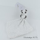 DUNNESBABY Panda Einstecktuch Decke Schwarz-Weiß Swaddle 39 cm