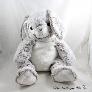 Grande SIMBA TOYS coniglio peluche screziato grigio marrone bianco 48 cm