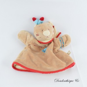 Doudou Puppe Nouky Bär NOUKIE'S Kaya und indischer Pinto 25 cm